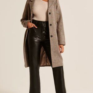 Curve Love Vegan Leather Straight Pants size 30